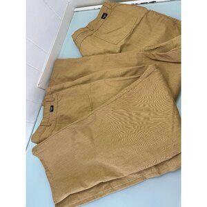 New Bulwark FR Pants LOT OF 2 Mens 43X32 Flame Resistant Lightweight Khaki Tan